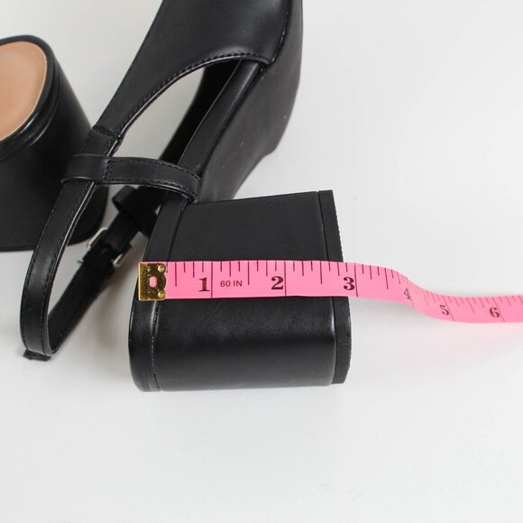 Torrid Size 8.5 WW Black Block Heel Slingback Pumps - Cap Toe - Picture 5 of 5